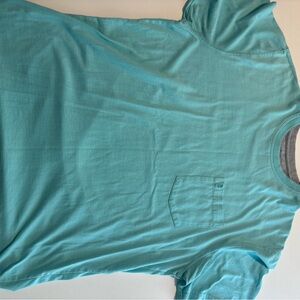 Men's Izod Pocket Crew Neck - Aqua